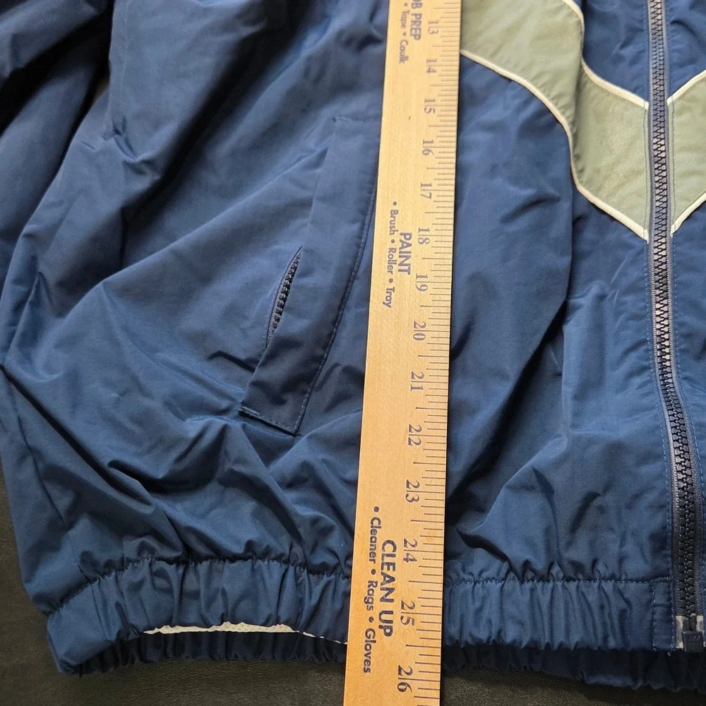 Skilcraft US Air Force PT Jacket Mens XL Blue Excellent Reflective Windbreaker